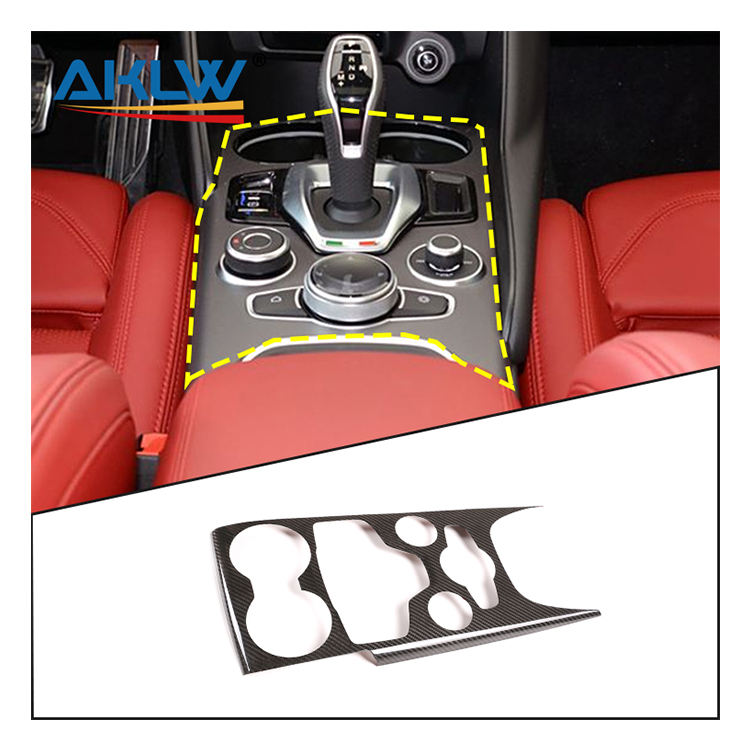 AK-135 Carbon Fiber Interior Accessories Dash F<i></i>rame Panel Kits for Alfa Romeo Giulia 2020-2021